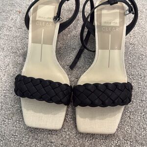 NWT Dolce Vita Marren Block Heel Sandal in Black size 6.5